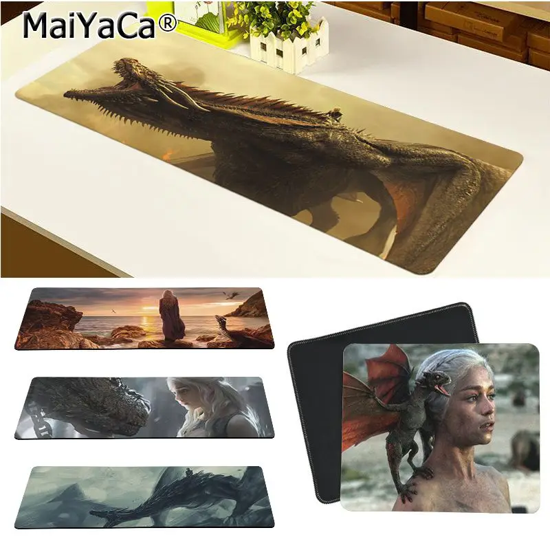 Maiya Игра престолов Daenerys Таргариен Дракон офисные мыши геймер мягкий коврик для