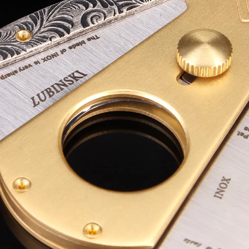 Нержавеющая сталь карандашная резка острые гильотинные ножницы портативные двойные лезвия табачного резания Сигаар для ЛУБИНСКИ on.