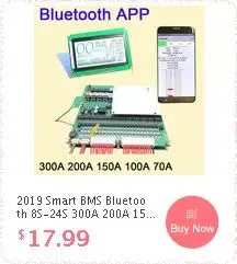 Смарт Bluetooth 300A 200A 100A 70A литиевая батарея защитная доска баланс BMS Lipo Li-Ion lifepo4 LTO 10S 13S 14S 16S 20S 24S