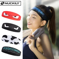 nuckily breathable men women sports cycling headwear elastic headband for fitness gym running sport basketball bicycle hair band