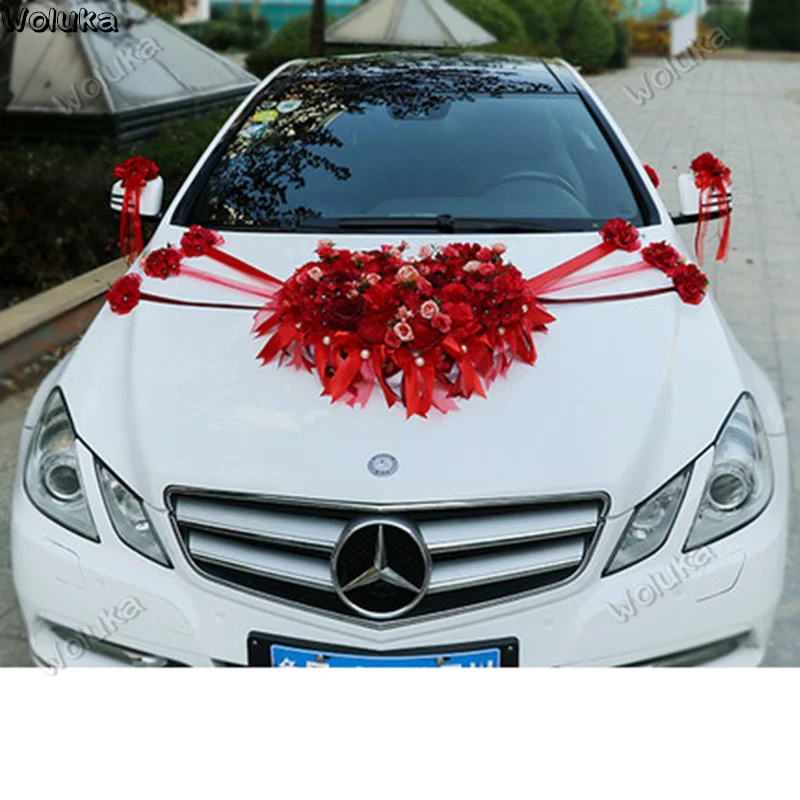 Украшение автомобиля в форме сердца пластина свадебное оформление набор узел