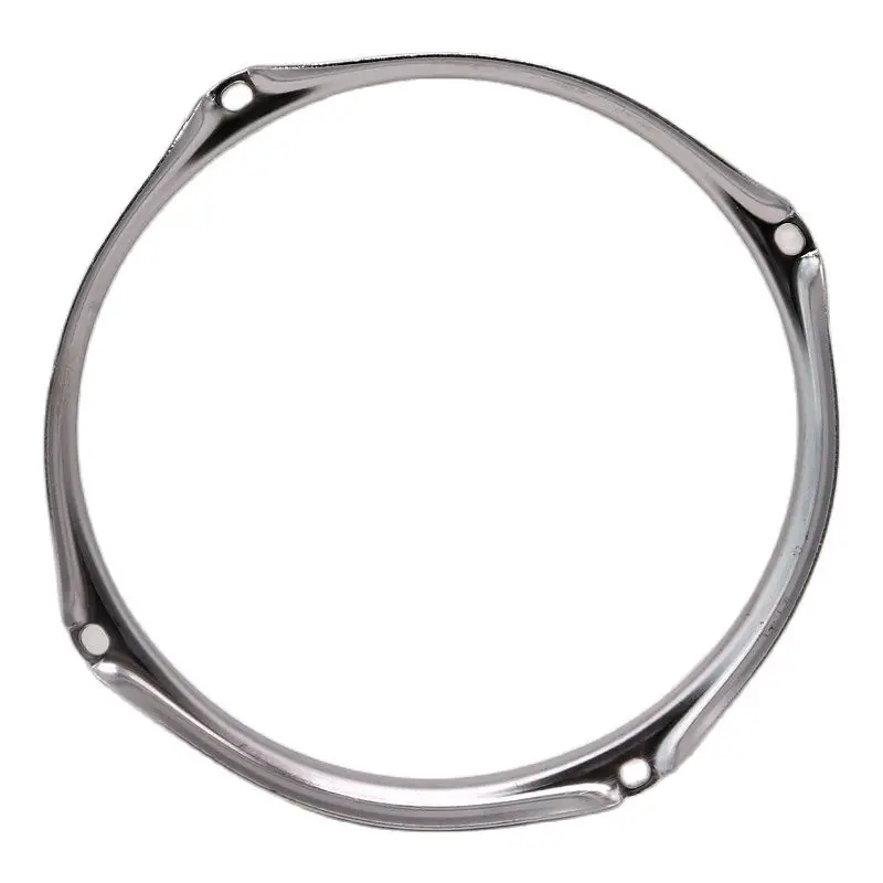 8Inch 5 Hole 4 Cave Snare Drum Rim Silver Hoop | Parts &amp Accessories