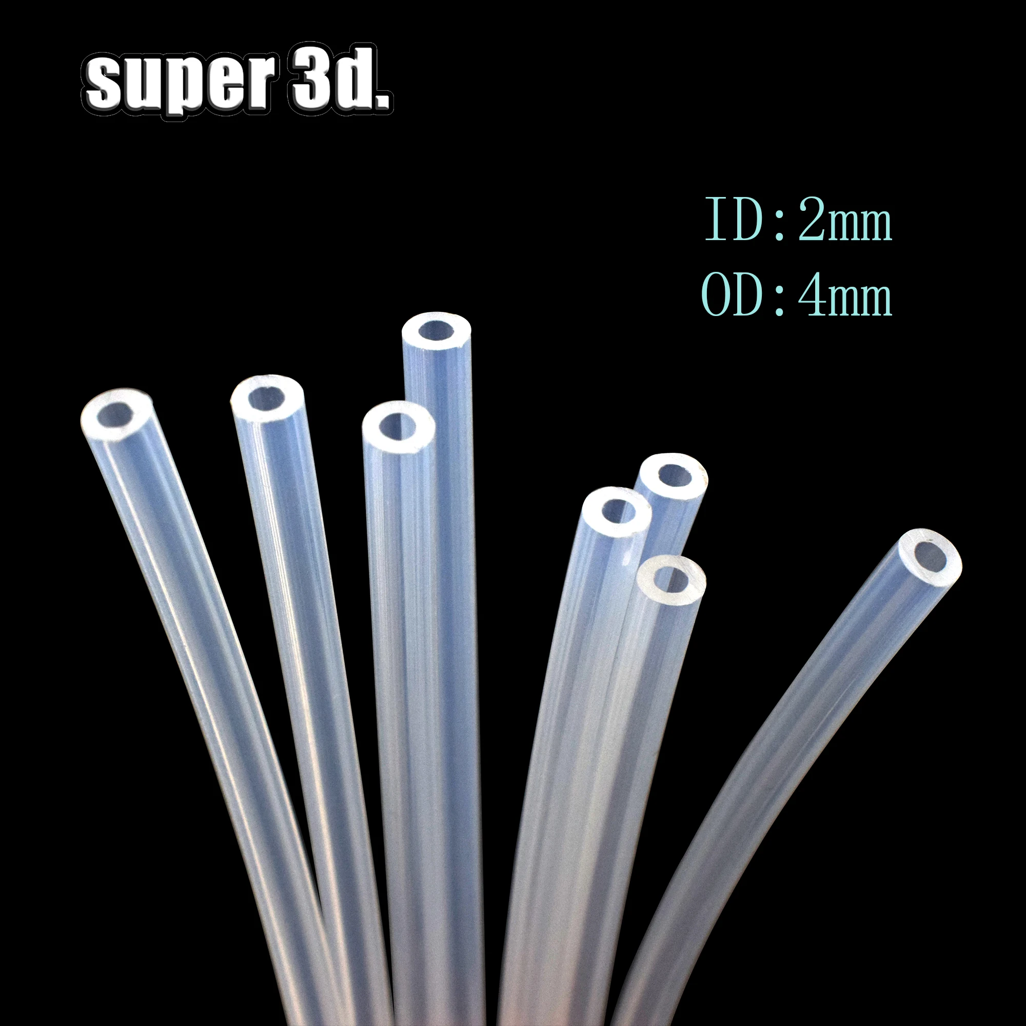 Запчасти для 3d-печати 1 м/2 м PTFE труба PFA 2x4 мм V5/V6 75 Bowden экструдер J-head Hotend |