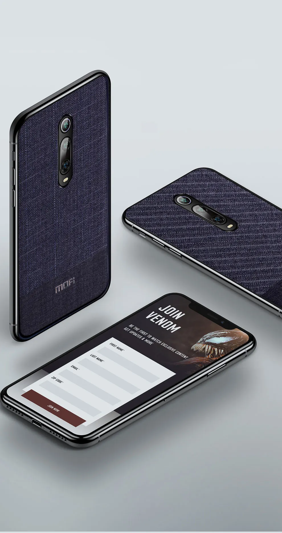 Для Xiaomi Mi9T чехол Mofi для Xiaomi Mi9T Pro чехол задняя крышка костюм ткань джентльмен Redmi K20 Pro для XiaomMi 9T Pro