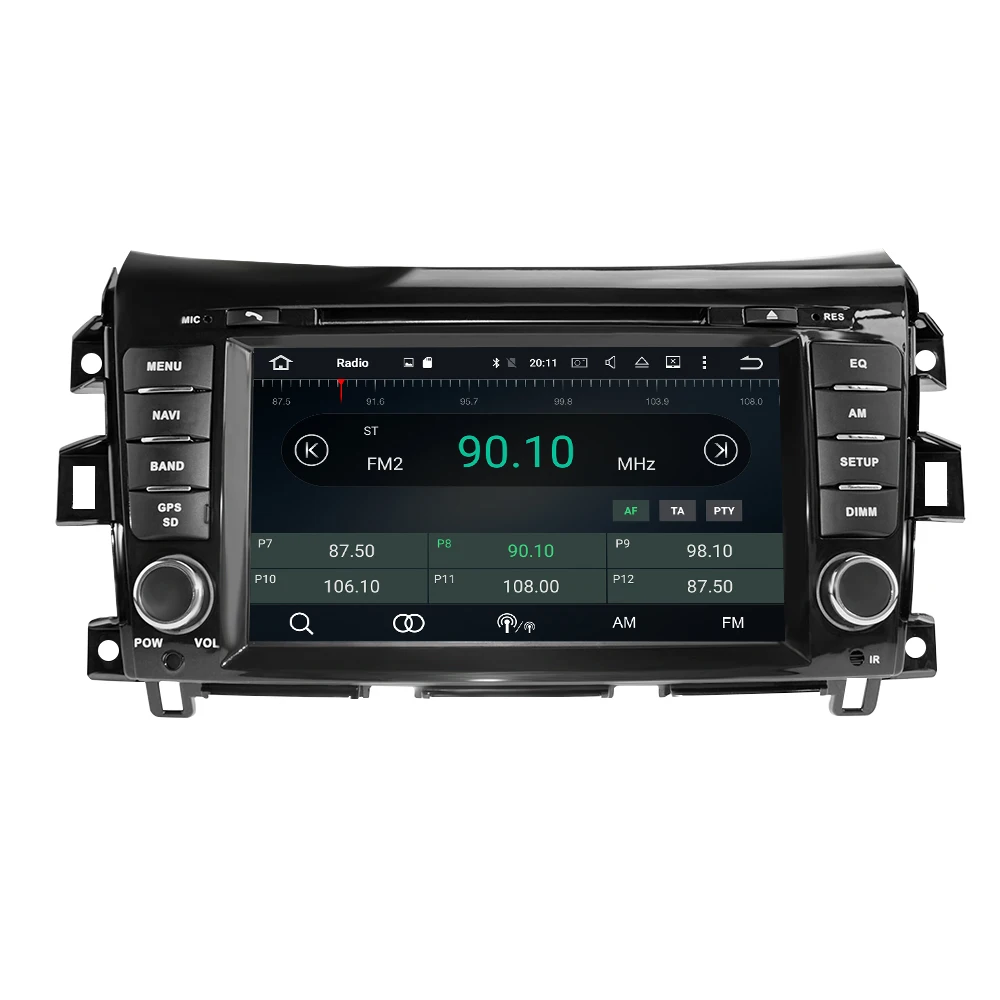 Octa Core Android 9 0 автомобиля gps навигации радио Мультимедиа Стерео для Nissan Navara NP300 D23 2015