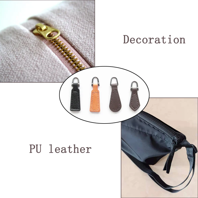 Искусственные цветы из искусственной кожи на застежке-молнии Тяговая головка