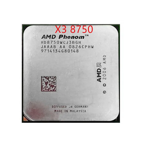 AMD Phenom X3 8750 2 4 ГГц трехъядерный процессор Разъем AM2 + 940 контактный 95 Вт L3 = м