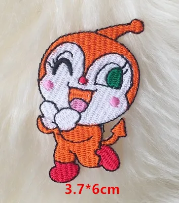 Японские Мультяшные милые вышитые нашивки Anpanman термоклейкая аппликация для