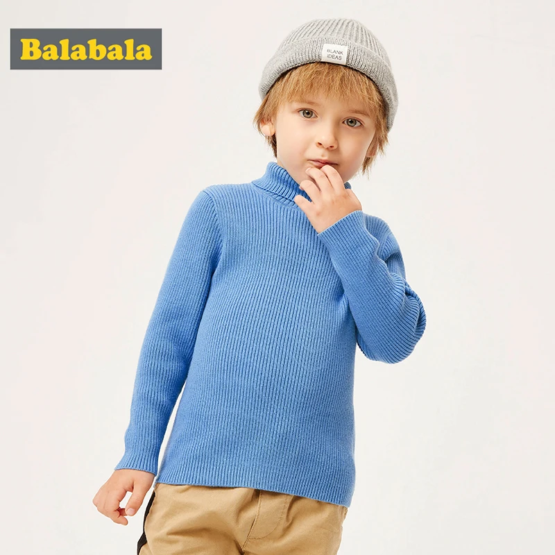 Свитер Balabala детский осенне зимний с высоким воротником 2019|Свитера| |