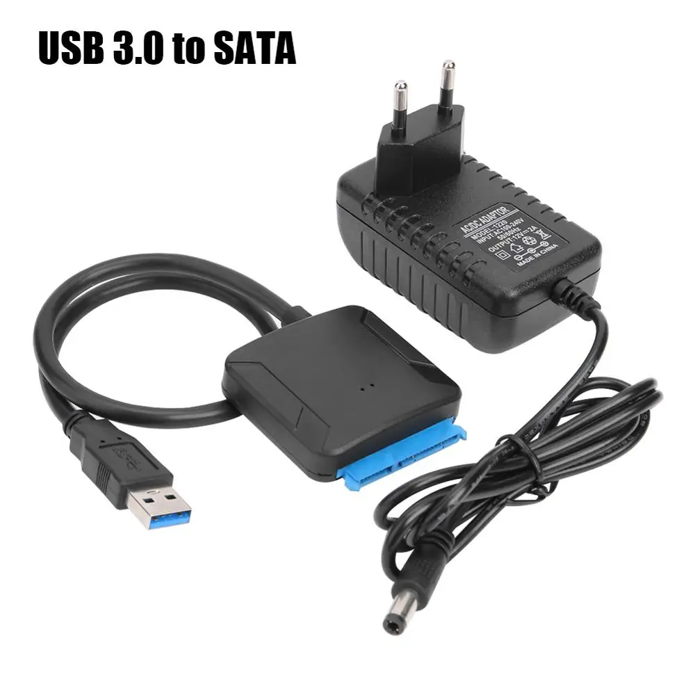 Высококачественный кабель преобразователь 2 5/3 5 дюйма USB 3 0 в SATA 22pin SataIII адаптеры