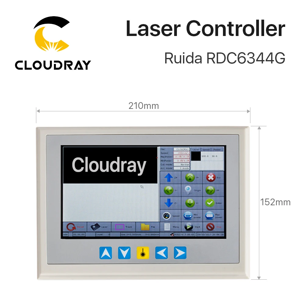 Cloudray Ruida RD RDC6344G 7 &quotсенсорный экран Панель Co2 лазерный DSP контроллер для Лазерная