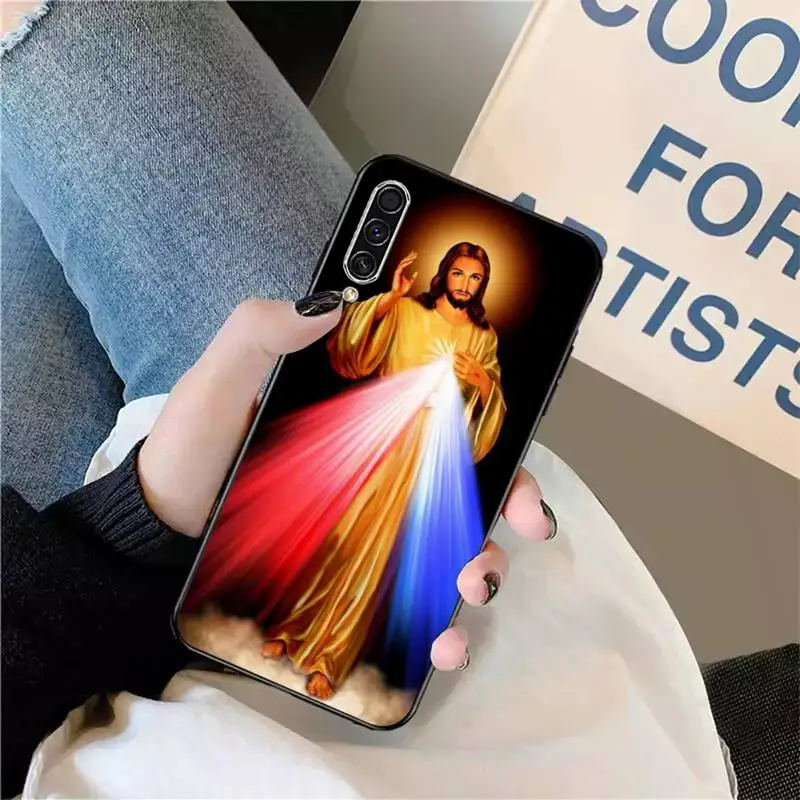 

Jesus Sacred Heart believer Phone Case For Samsung galaxy S 9 10 20 A 10 21 30 31 40 50 51 71 s note 20 j 4 2018 plus