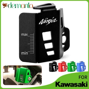 For KAWASAKI Ninja 250 300 400 Motorcycle Accessories Rear Brake Fluid Reservoir Guard Cover Ninja250 Ninja300 Ninja400