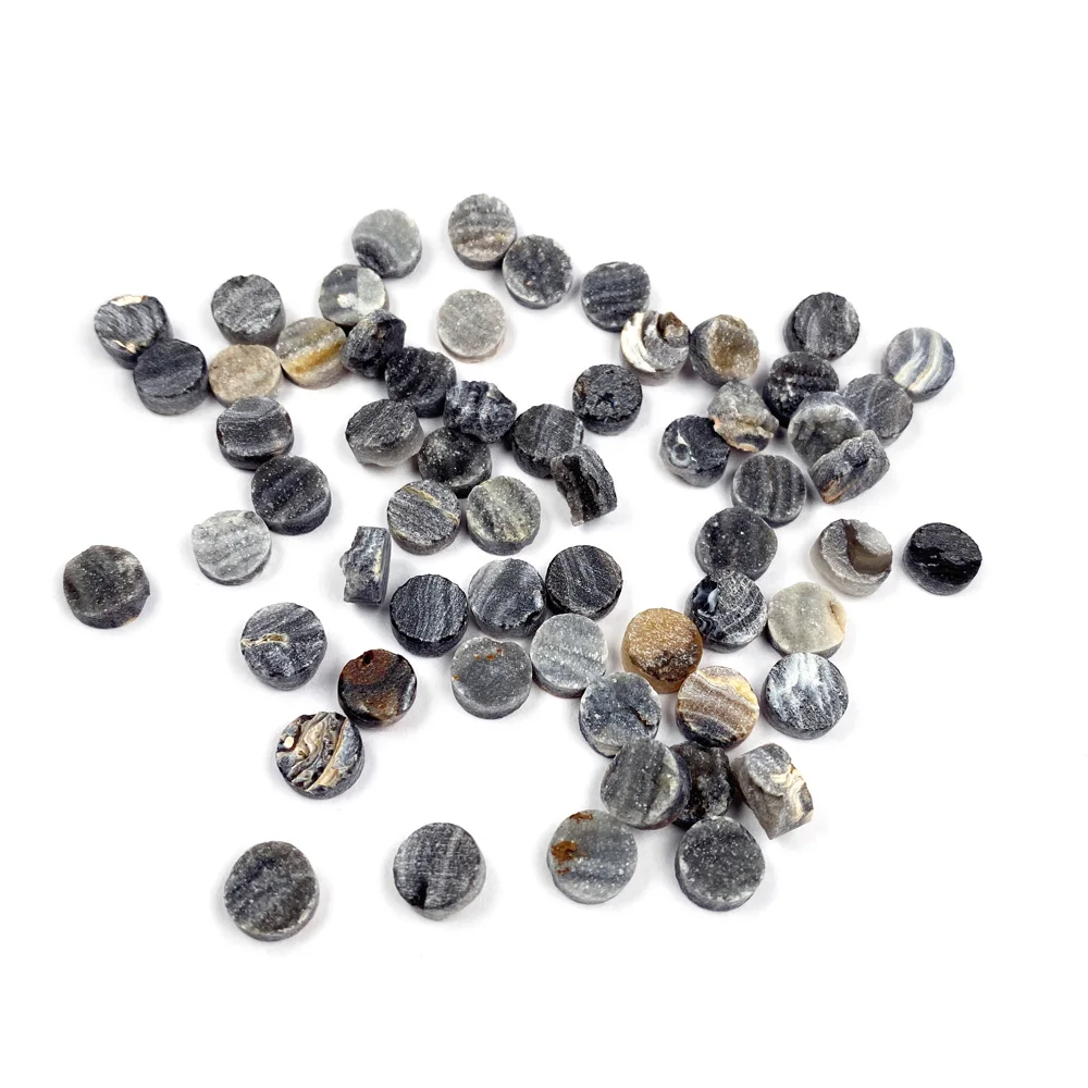 Бусины из натурального агата без отверстий 8 х8 мм | Украшения и аксессуары