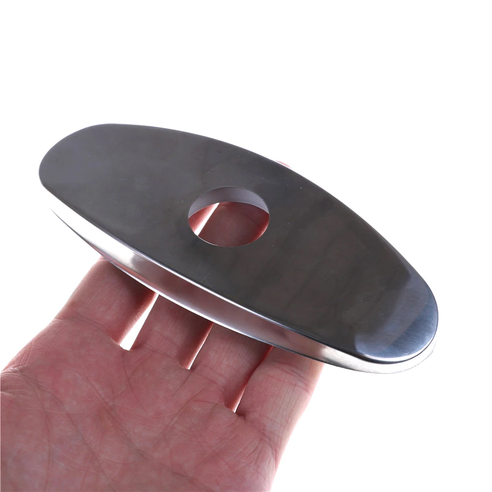 

1Pcs Hole Cover Deck Plate Bathroom Sink Faucet Decorate Cover Plate Mounting Holes Kitchen Faucet Accessories