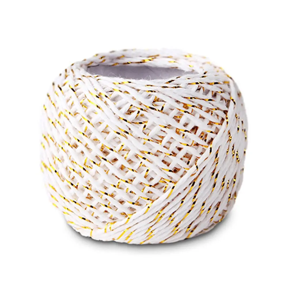 Веревка из натуральной бумаги 20 м 4 цвета | Дом и сад