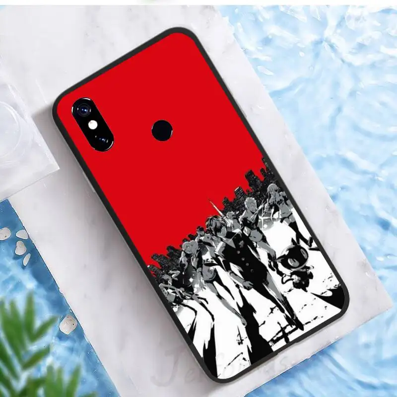 

persona 5 Phone Case For Xiaomi Redmi note 4 4X 8T 9 9s 10 K20 K30 cc9 9t pro lite max