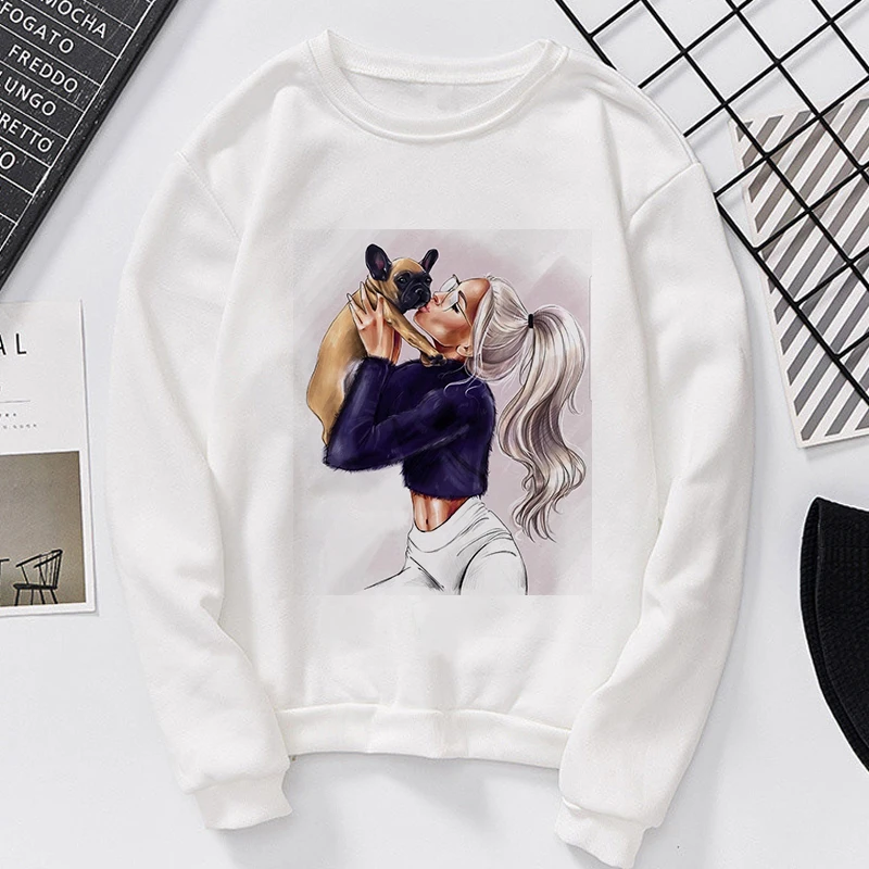 

Super Mama Spring Hoodie 2021 Mother's Day Women's Sweatshirts Harajuku mommy's girl Casual Crewneck Hoodies Female oversize