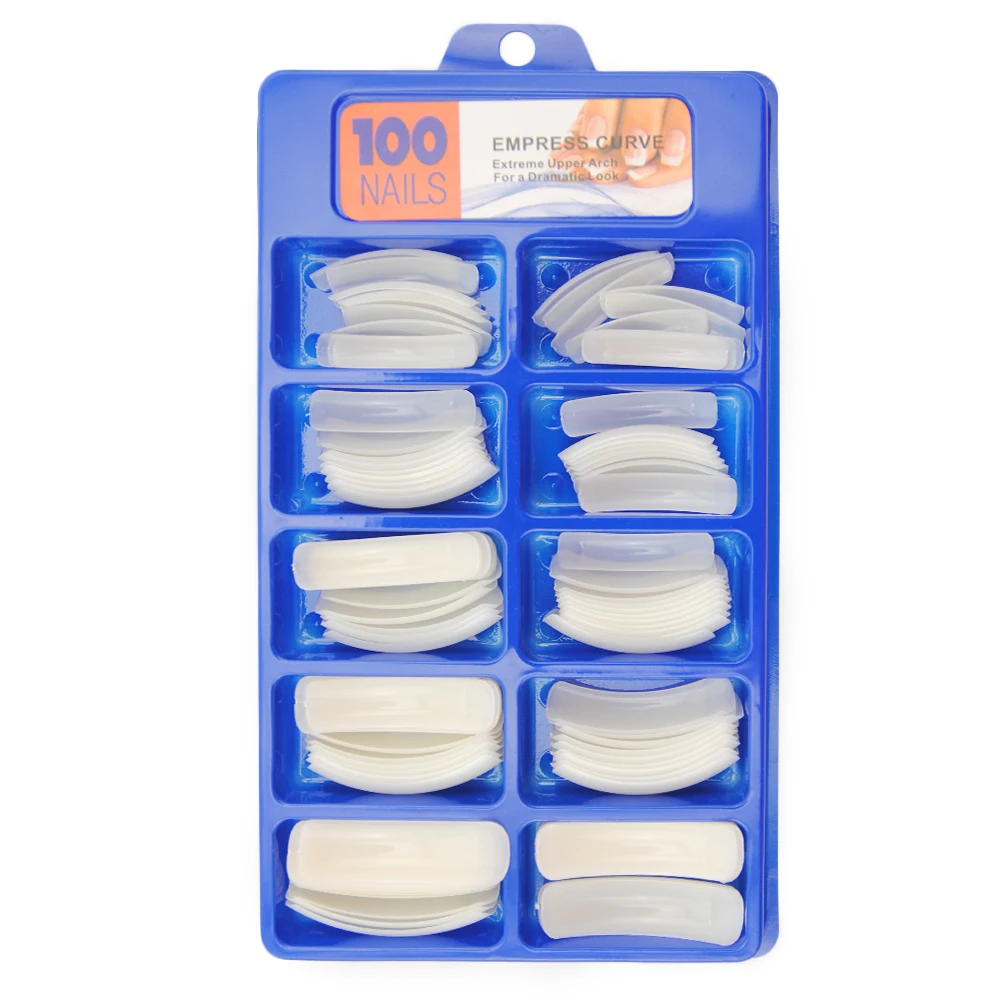 Искусственные накладные ногти для дизайна ногтей 100 шт. клейкие искусственный