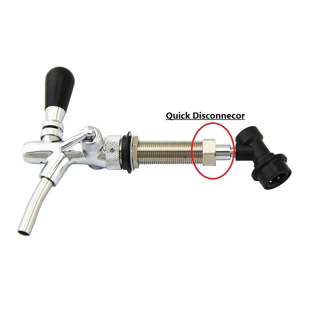 1 шт. Новый горячий пивоваренный зазубренный пивной кран хвостовик адаптер