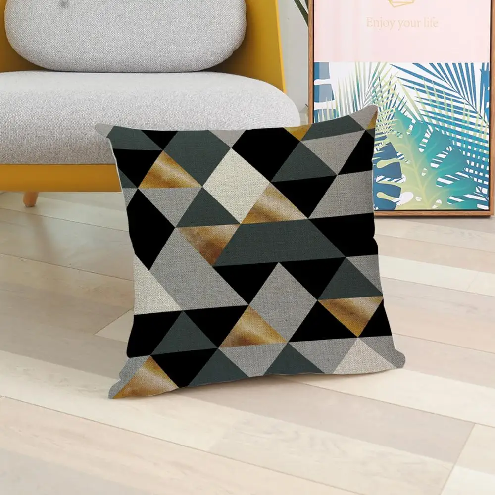 45x45 см домашний декор чехол для подушки дивана наволочка с геометрическим