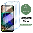 4 шт. закаленное стекло для iphone 13 pro max 13 mini защита для экрана стекло для iphone 12 i12 i11 11 pro max 12 mini
