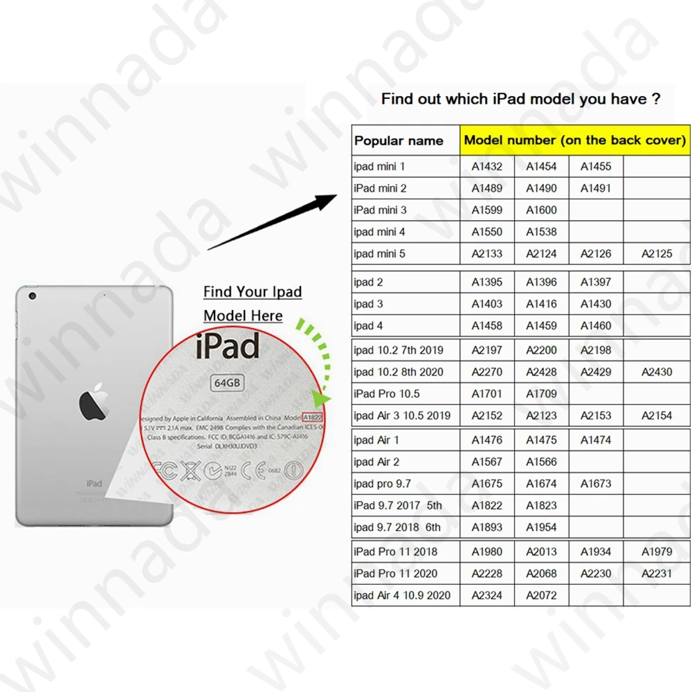 Чехол для iPad 10 2 9th 2021 A2603 A2602 8th 2020 cover 2019 7th coque Air Pro 11/ 4 9 &quot mini 3 5 6 5th 6th 7 | Компьютеры и