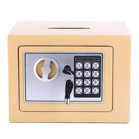 new safe box iron password children adult key safe deposit box small piggy bank organizer box with lock hucha home decor