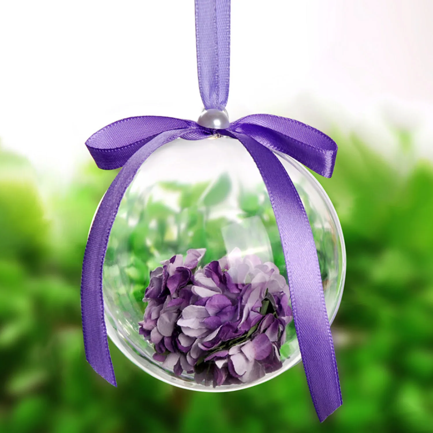 Behogar 20 шт. прозрачные Висячие шары для рождественской елки украшения дома