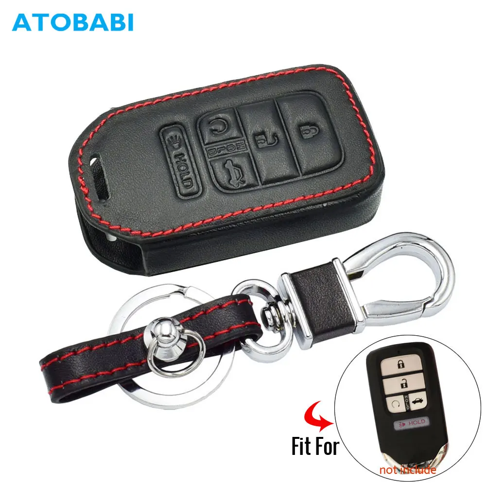 Кожаный чехол для ключей Honda 2015 2016 2017 цивик аккорд пилот таможенный приходной