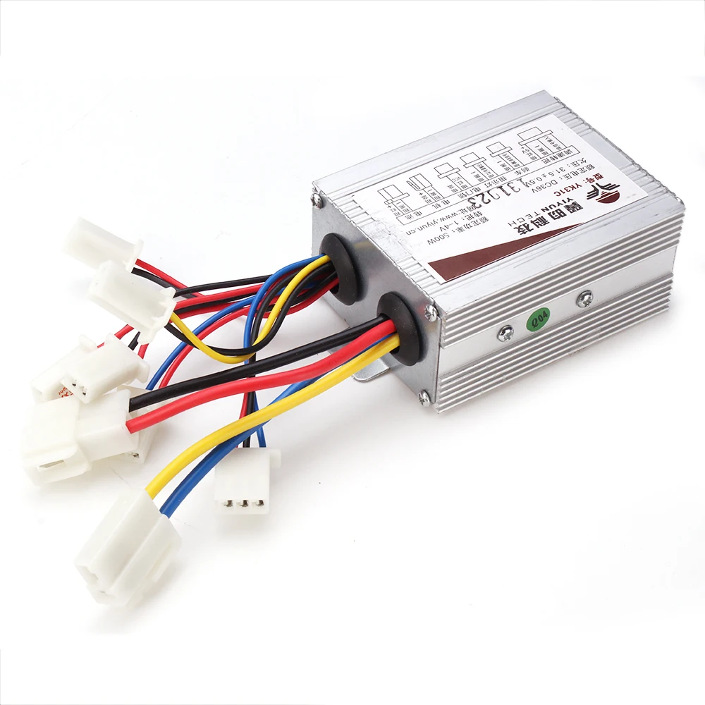 36V 500W мотоцикл контроллер матовый w/дроссель, поворотные ручки подходит для 7/8 дюйма(22,2 мм) для электрического велосипеда