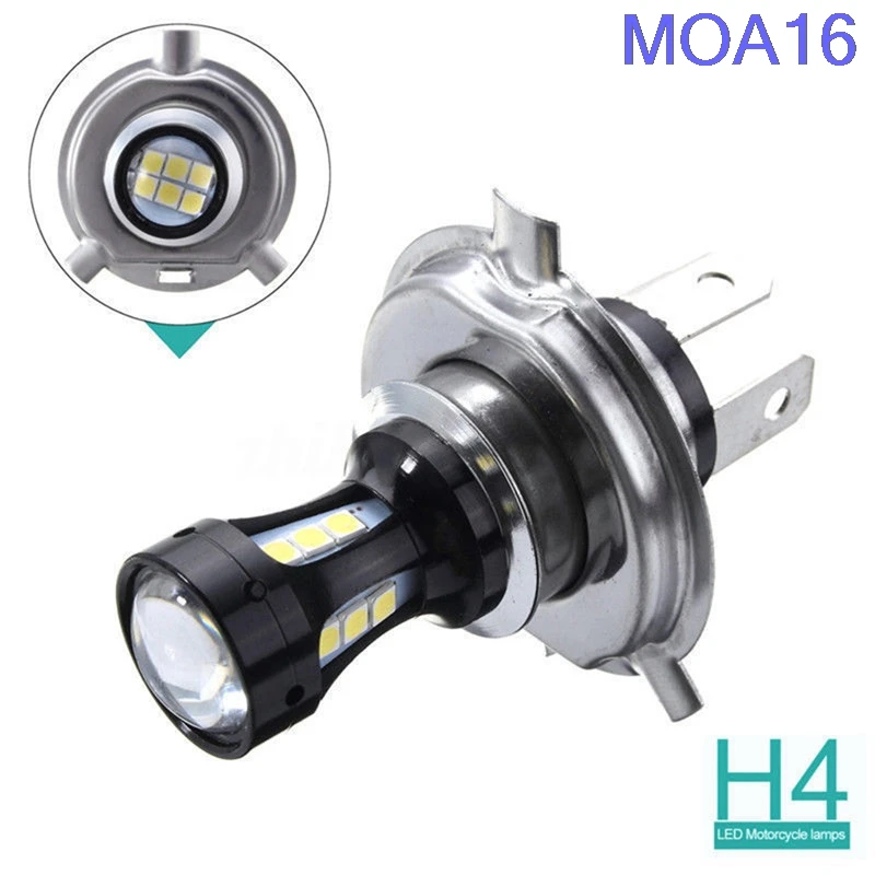 

1 шт., автомобильная светодиодная лампа H4, 18 Вт, 6500 К, 67,4x47,3 мм