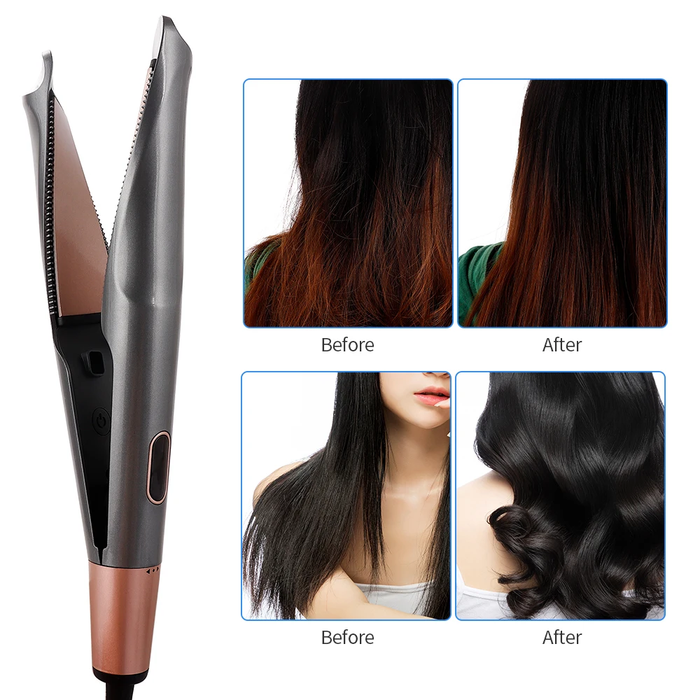 Профессиональные электрические щипцы для завивки волос 2 в 1 выпрямитель