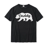 vintage daddy bear funny dad camping t shirt camisas hombre customized t shirt for men cotton t shirt casual prevalent