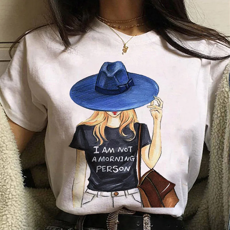 

Harajuku Tshirt Red lips lipstick makeup Women TEE 90s Short Sleeve Girls T-shirt Graphic Tee Shirts Vogue Print Female