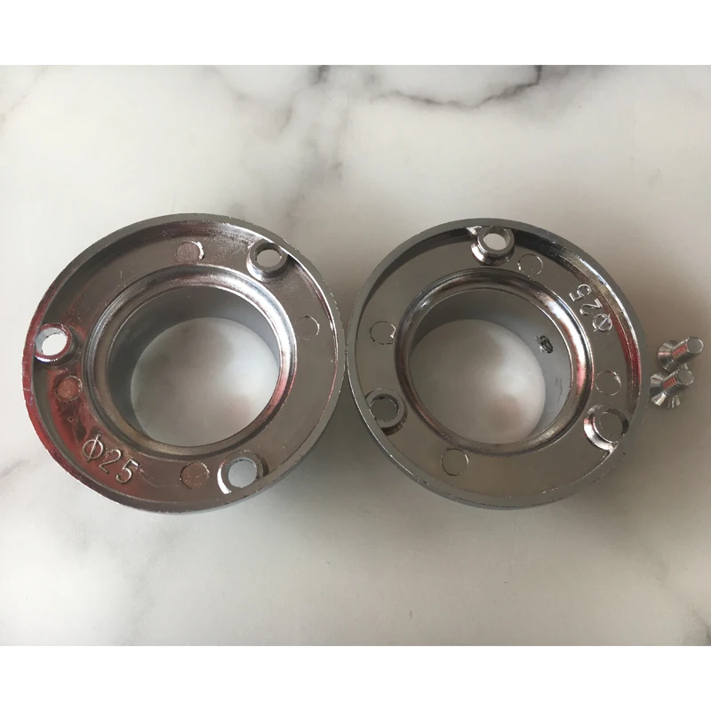 Сплав Труба кронштейн труба поддержка седло фланца для шкафа мебель фурнитура