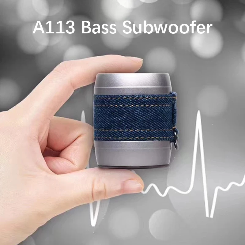 

A113 LEVI джинсовый мини Bluetooth-динамик, Портативная Беспроводная колонка для улицы, помещений, кемпинга, путешествий, тяжелый бас, поддержка TWS