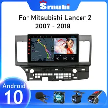Srnubi Android 10 Car Radio For Mitsubishi Lancer 10 CY 2007 - 2017 Multimedia Video Player 2 din WIFI Navigation GPS Stereo DVD