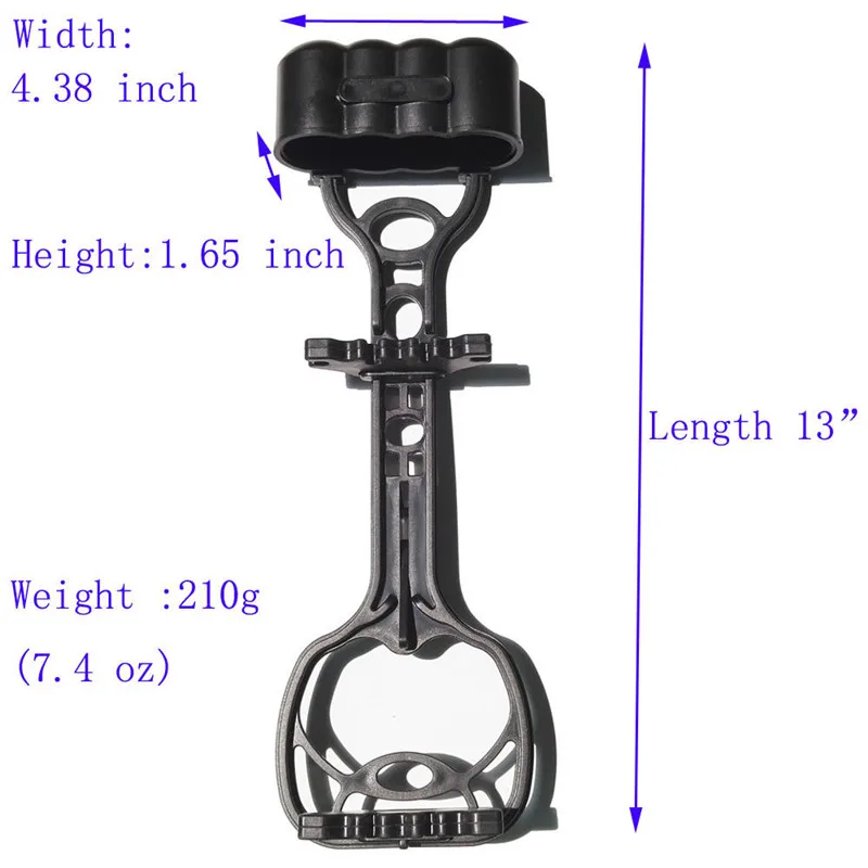 1 шт. 4 точечный держатель стрелы для стрельбы из лука чехол блочный лук