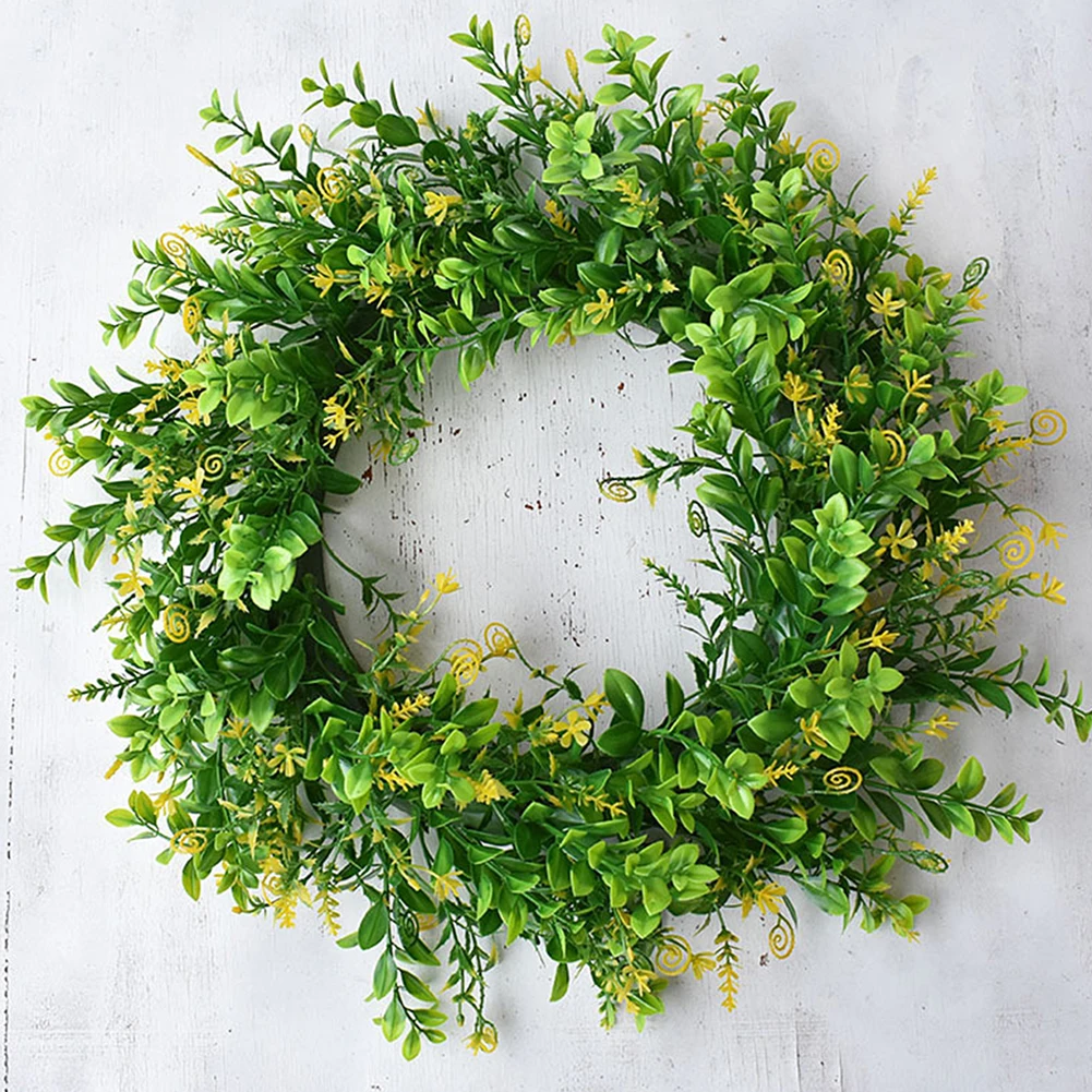 Пасхальный венок ручной работы подвеска из ротанга Пасхальная гирлянда