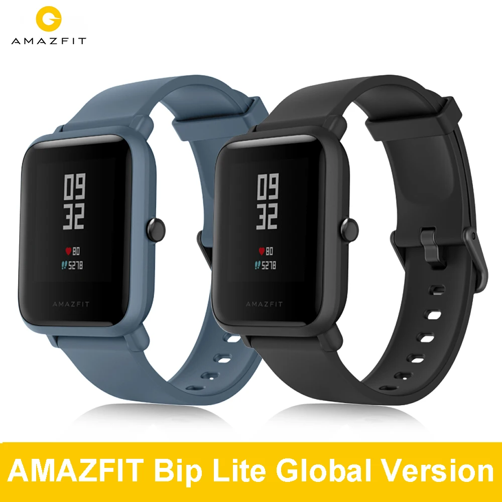 Смарт часы Amazfit Bip Lite в наличии глобальная версия 45 дней работы от батареи 3 АТМ