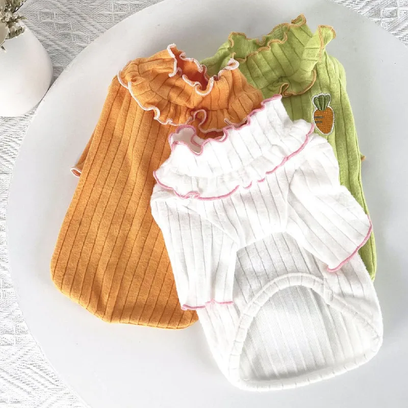 

Футболка для собак, пижама, хлопковая одежда для домашних питомцев, кошек, маленьких собак, Йорков, чихуахуа, щенков, одежда для щенков, помер...