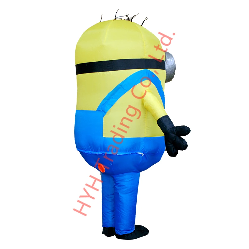 Пурим Хэллоуин надувной Миньон парик Боб для женщин и мужчин Косплей талисман