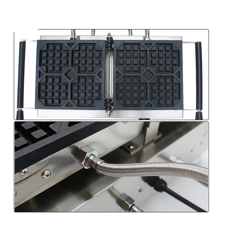 Коммерческий Электрический 110 В 220 4 шт. Льеж Бельгия вафельница флип решетки