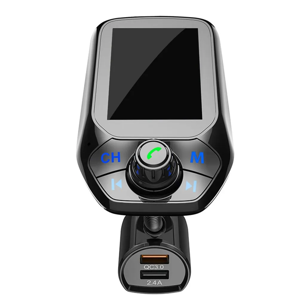 Bluetooth автомобильный FM-передатчик 2-в-1 беспроводной аудио адаптер mp3-плеер