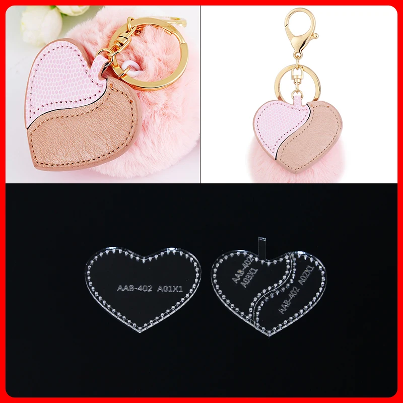 1 комплект ручной кожаных изделий бумажная картина &quotсделай сам&quot сердце