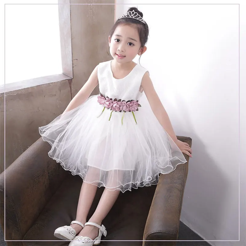 Платья для девочек летнее платье принцессы 2019 года летняя одежда