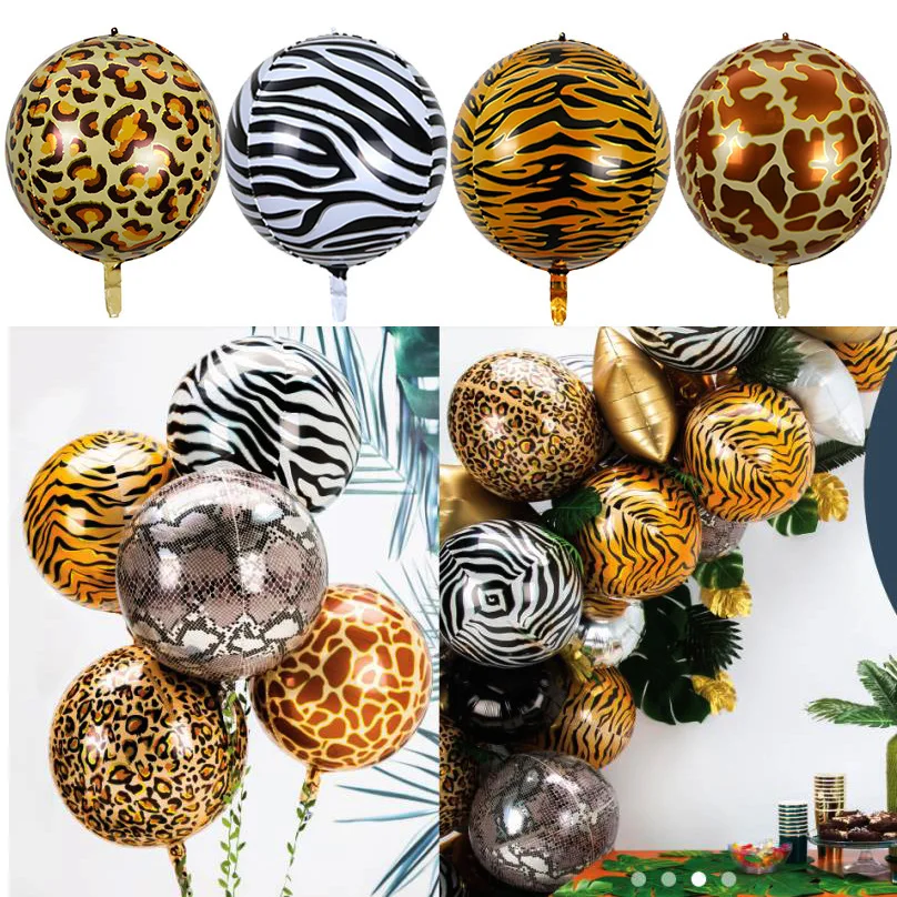 Сафари животных баннер джунгли вечерние украшения для вечеринки в стиле сафари