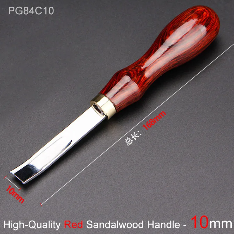 Red Sandalwood 10mm Кожа ремесло кромки истончение инструмент, Diy обрезки машина для изогнутого угла круглый Edger лезвие лопаты кожевенное ремесло широкий 10 мм - Цвет: Red Sandalwood 10mm