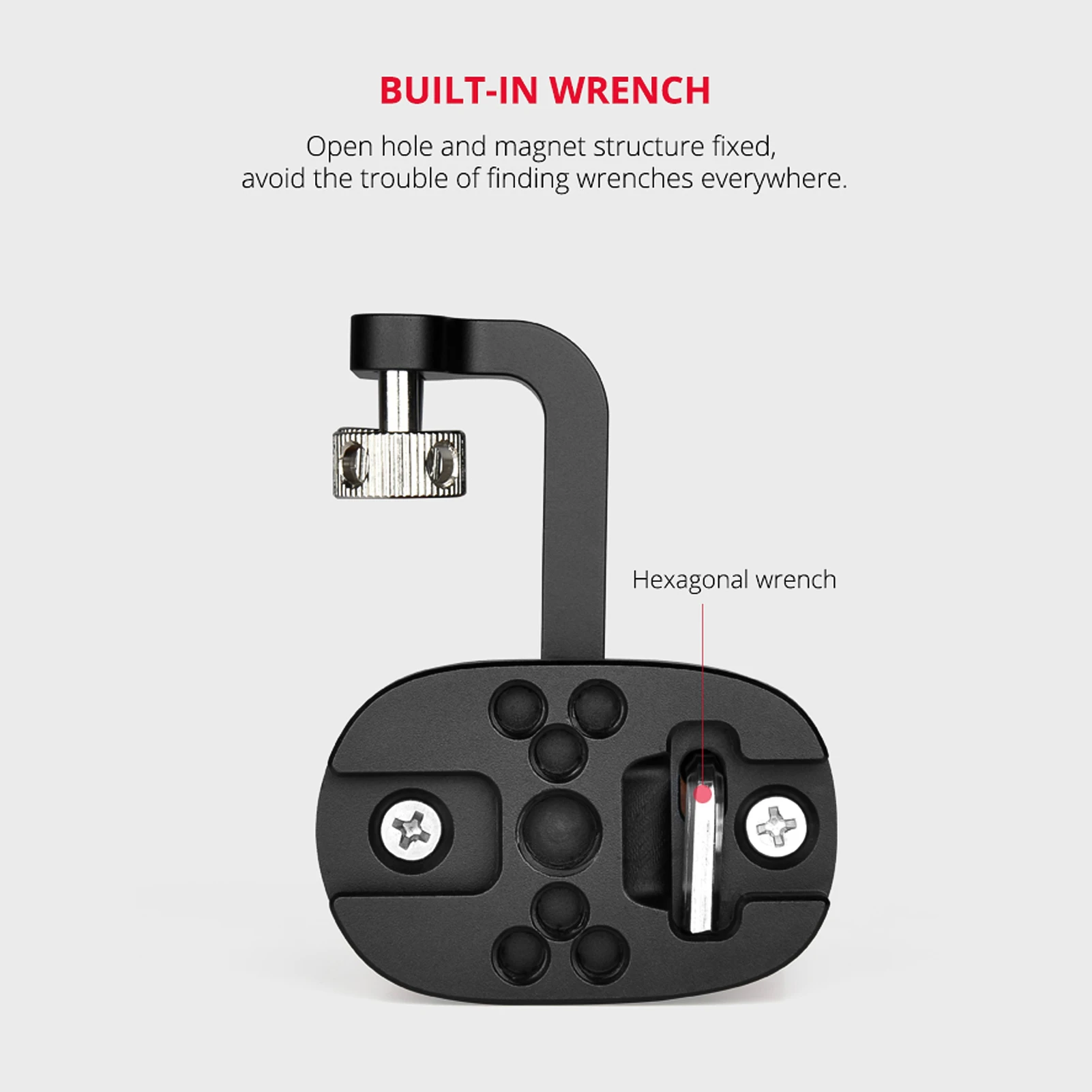 Andoer Универсальный деревянный держатель для камеры левая/правая рукоятка с